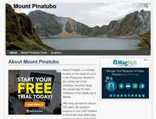 Tablet Screenshot of mountpinatubo.net